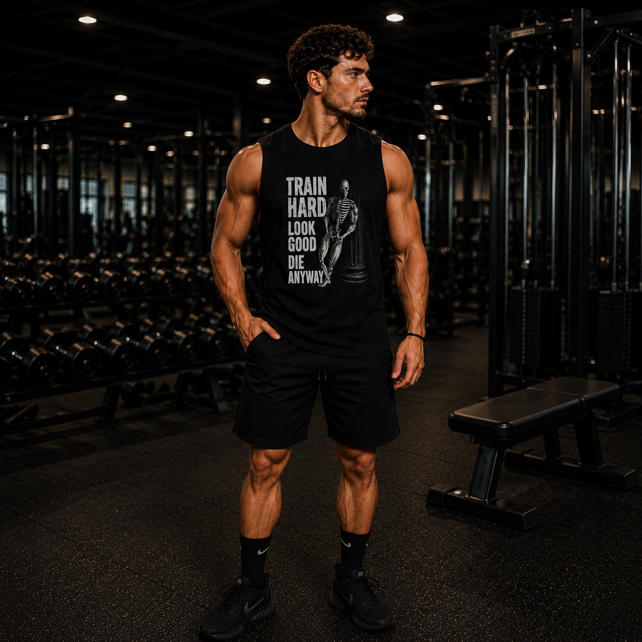 Buff Skeleton Tanktop